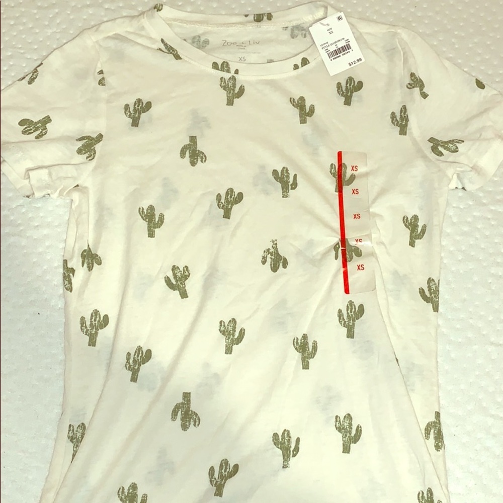 Cactus print tee